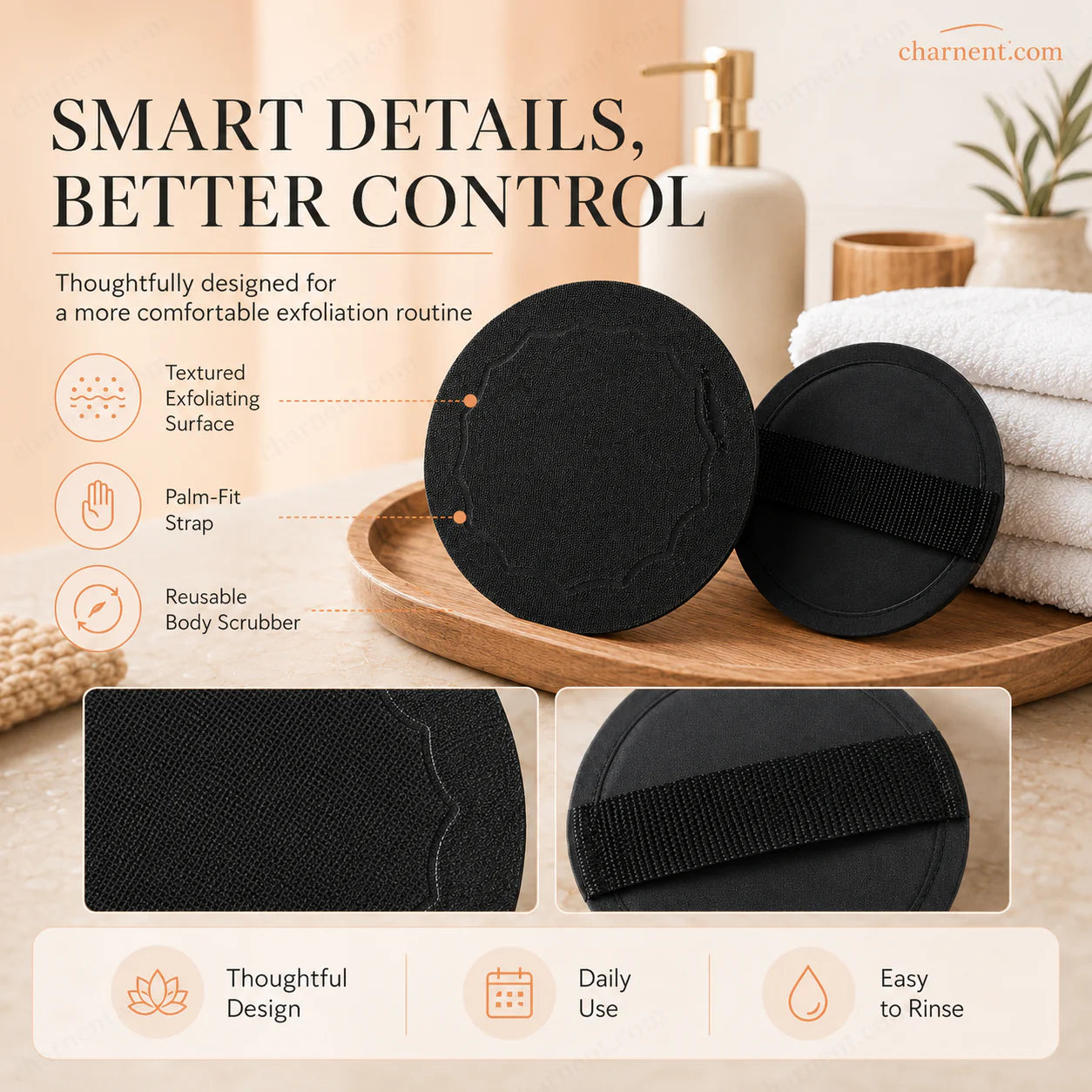 ⏰Last Day Buy 2 Get 2 Free❄💦 Scrub Bath Pads – Gently exfoliate, unclog pores, reveal brighter skin. Durable rubber, easy to rinse. A little scrub goes a long way! ✨🛀