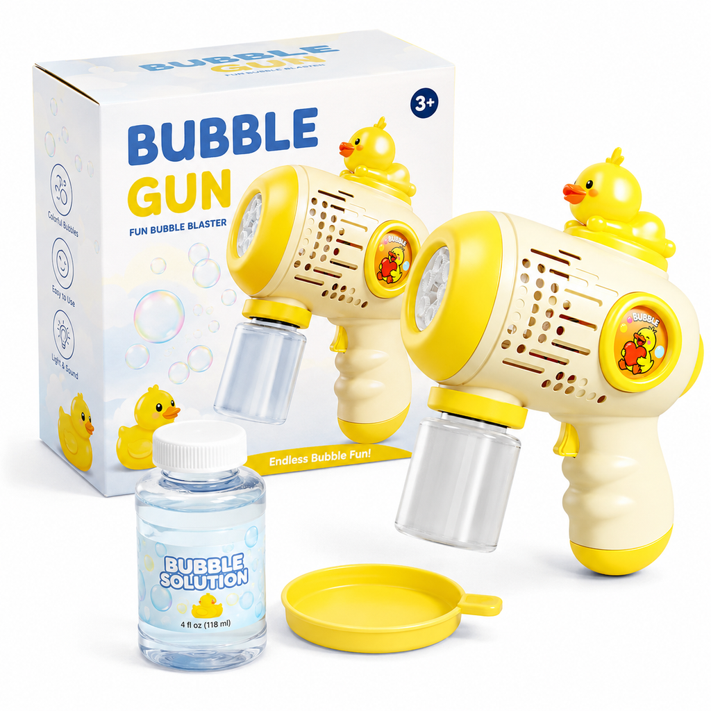 Automatic Bubble Blaster Toy Gun for Kids
