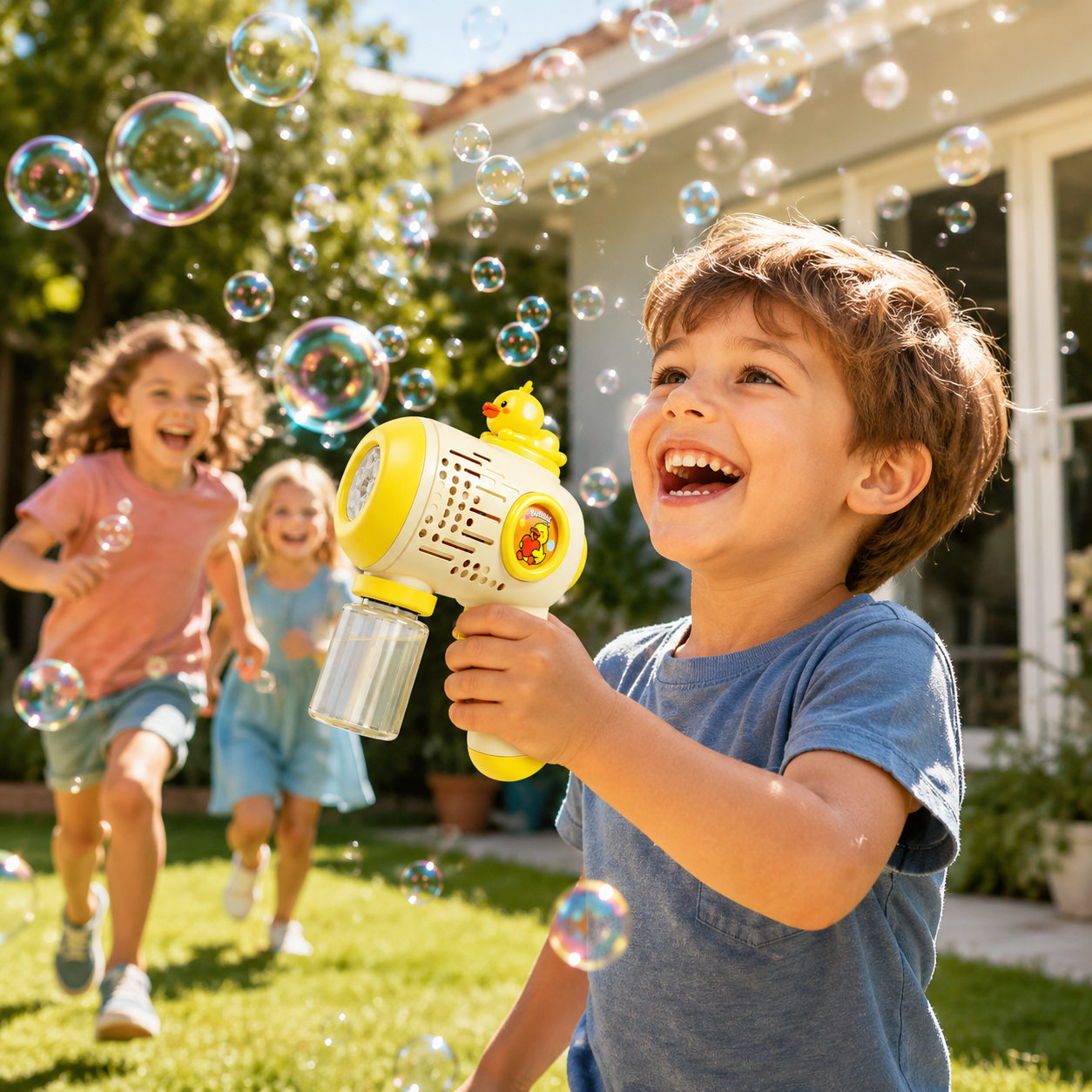 Automatic Bubble Blaster Toy Gun for Kids