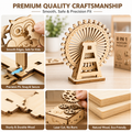 3D Wooden Puzzle DIY Assembly Brain Teaser Toy